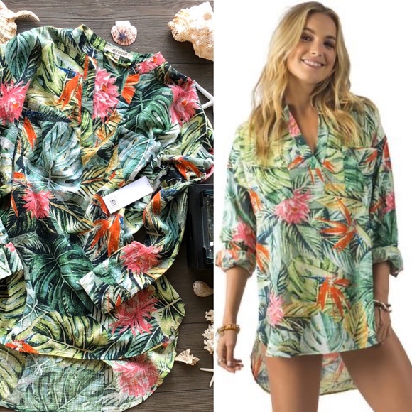 Rip Curl Other - 🌴🌼RIP CURL- HOPPER BEACH SHIRT🌼🌴
